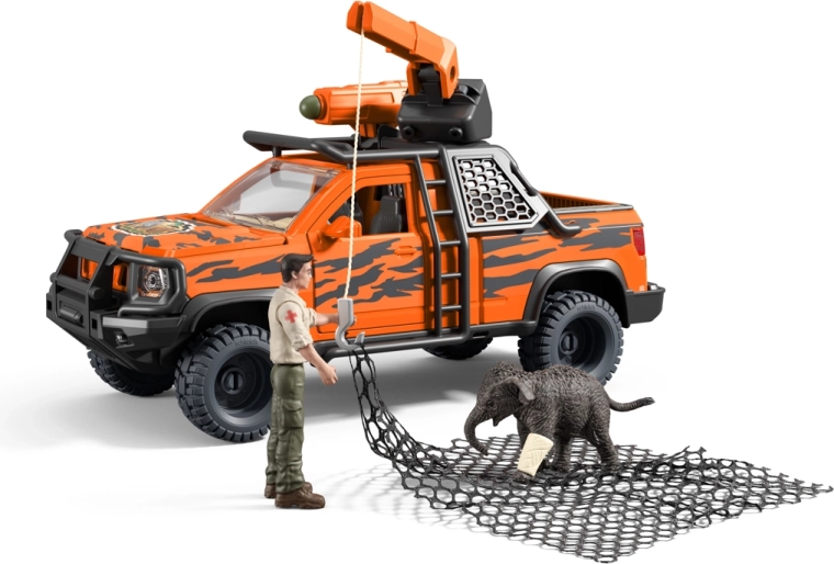 Schleich Wild Life – eventyrligt redningskøretøj til junglen med elefantunge