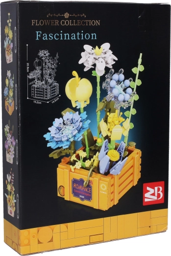Byggesæt med blomst