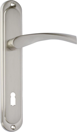 Dørgreb ATENA med nøglecylinder 90 mm, mat nikkel