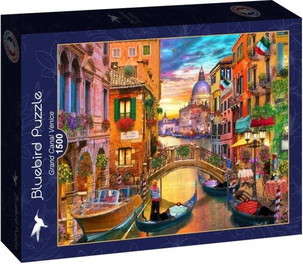 Bluebird-puslespil Grand Canal, Venedig 1500 brikker