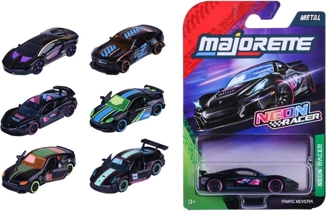 Majorette Neon Racer Premium mini-bil 7,5 cm (1 stk.)
