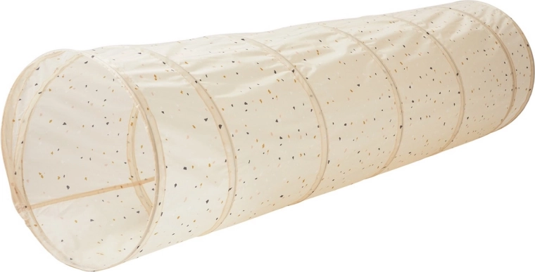 3 Sprouts børnetunnel recycled terrazzo beige - 1 stk.