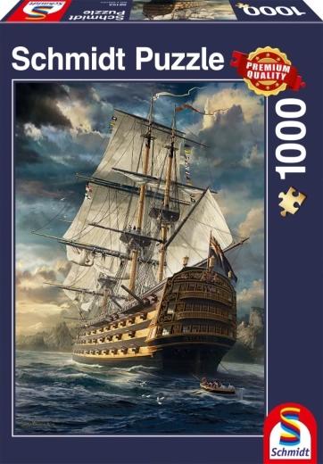 Schmidt Spiele-puslespil Vi sejler ud – 1.000 brikker