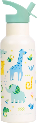 A Little Lovely Company drikkeflaske i rustfrit stål 500 ml – jungle