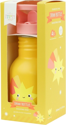 A Little Lovely Company rustfri enkeltvægget drikkeflaske 350 ml – komet