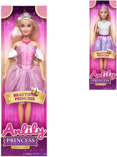 Dukke Anlily beautiful princess prinsesse 29 cm - 1 stk.