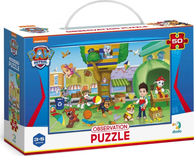 Søgepuzzle med billeder PAW PATROL 50 brikker DODO