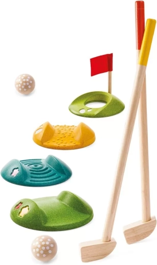 PlanToys mini golf-sæt til børn