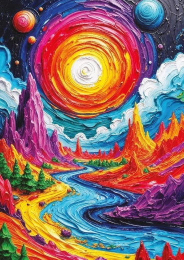 Puzzle Chromaverse 1000 brikker
