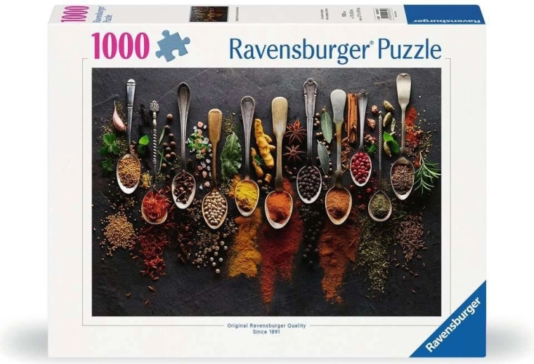 Ravensburger puslespil Krydderier fra hele verden 1000 brikker