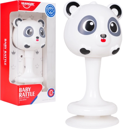 Baby-rangle Panda med sugekop – 1 stk.