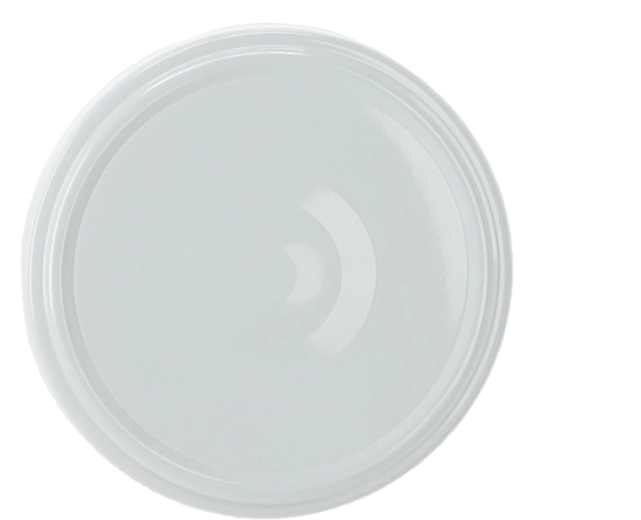 Hvidt sylteglaslåg 82 mm med 6 greb