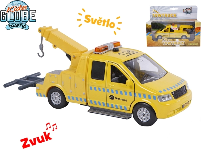 Kids Globe Traffic bugseringsbil med lys og lyde 16 cm
