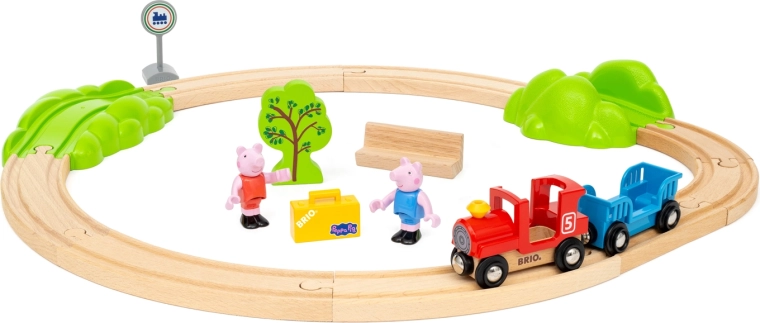 Brio world togbanen Gurli Gris (Peppa Pig)