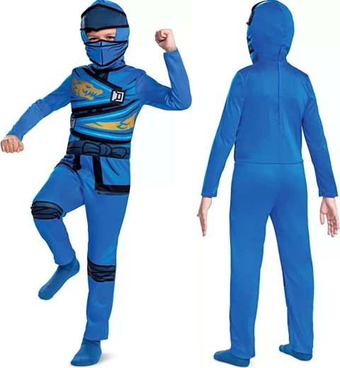 Børnekostume LEGO NINJAGO Jay 109–126 cm (4–6 år)