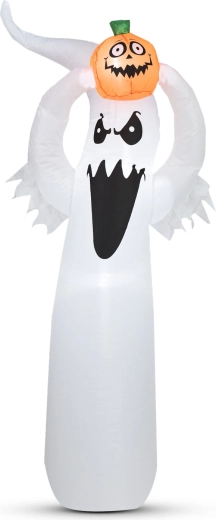 Oppustelig halloween-spøgelse med LED-belysning, 180 cm