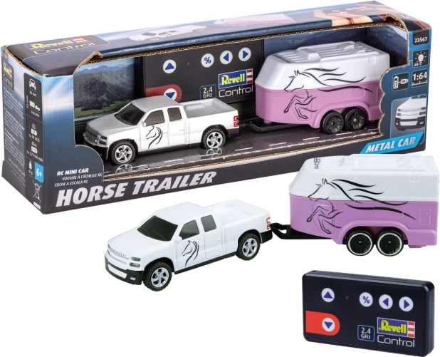 Revell RC mini bil med hestetrailer