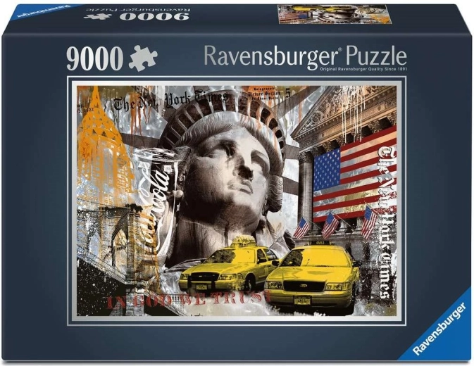 Ravensburger puslespil Metropol New York 9000 brikker