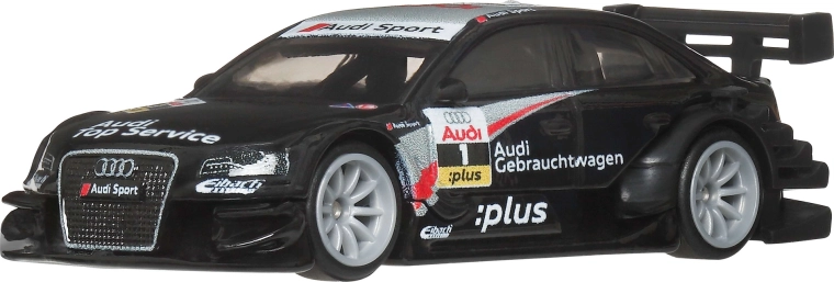 Hot Wheels Premium Kultbiler Aero Styles Audi A4 2008 sort 1:64