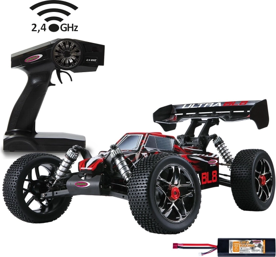 Jamara Ultra BL8 buggy 4WD 1:8 med LiPo-batteri