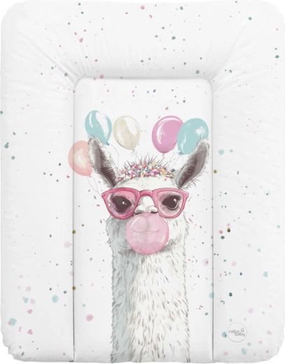 Ceba Baby blødt pusleunderlag Basic Crazy Lama 50 × 70 cm
