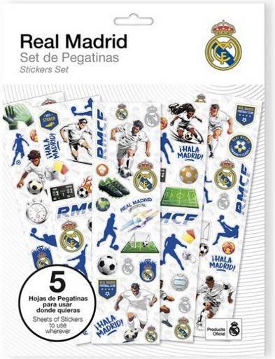 Klistermærker REAL MADRID – sæt 92 stk.
