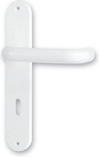 standard dørhåndtag hvid plast 90 mm