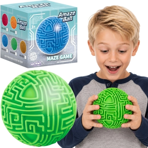Woopie amaze ball – grøn 3D labyrintkugle