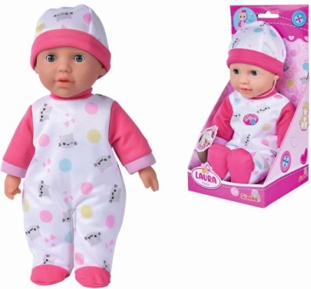 Dukke Laura Sødt Baby med Lyde
