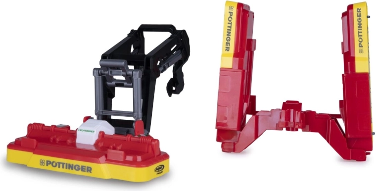 Pöttinger-mejebjælker med frontlæsser til RC-traktor Fendt Vario 1:24S