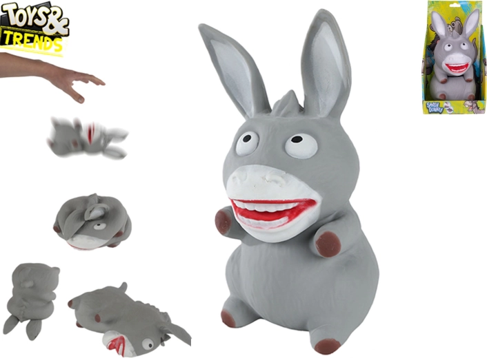 Toys&Trends strækbart anti-stress æsel 22 cm