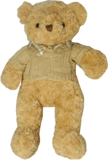 Plysset bamse i sweater 48 cm