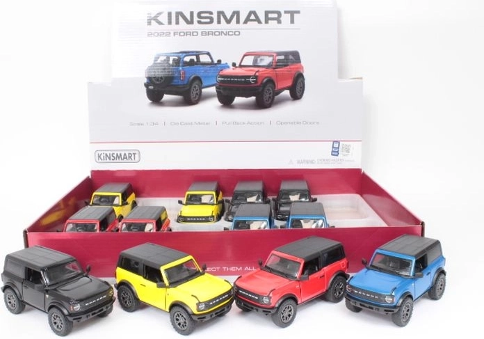 Bilmodel Ford Bronco hardtop 2022 - 1 stk.