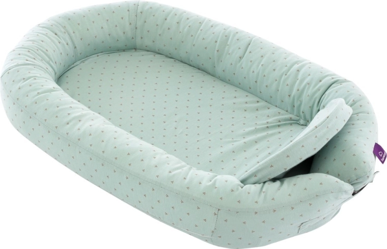 Träumeland babynest Comfort Twister blå