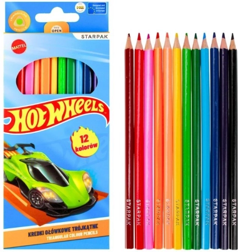 Hot Wheels farveblyanter 12 farver