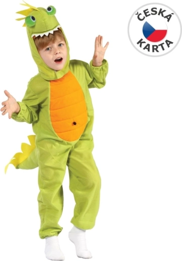 Børne karnevalskostume dinosaur (80–92 cm)