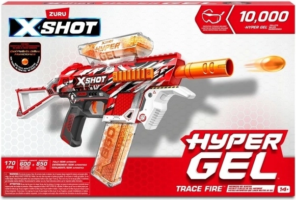 ZURU X-Shot Hyper Gel Trace Fire gelkugleblaster