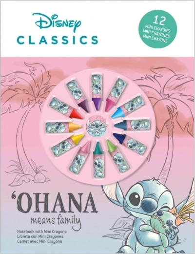 Tegnesæt med mini-farveblyanter STITCH