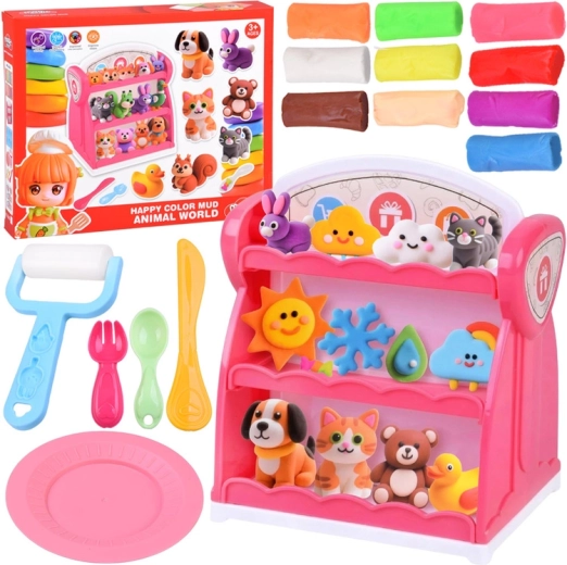 Modelérbutik – stor sæt 10 farver med tilbehør