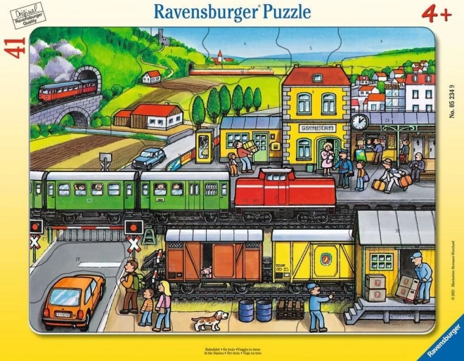 Ravensburger puslespil På banegården 41 brikker