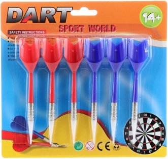 Reservepile til dartskiver (6 stk.)