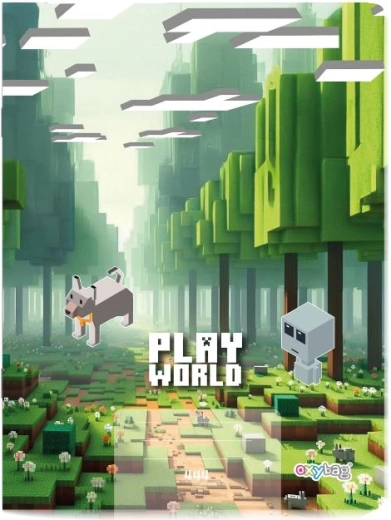 Hæfte A4 linjeret Playworld Landscape 40 ark