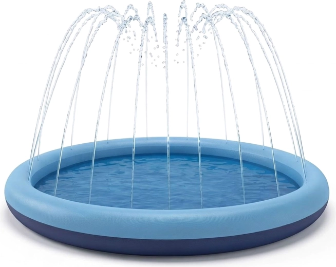 Swimmingpool til kæledyr med fontæne 100 cm