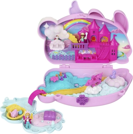 Polly Pocket kompakt legesæt 2-i-1 Eventyrkaninernes kongerige