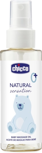 Chicco massageolie Natural Sensation 100 ml til babyer