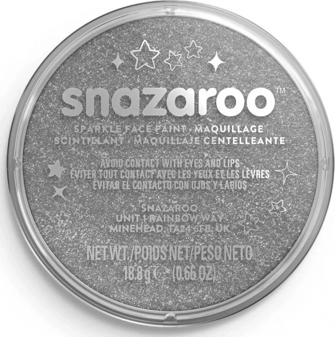 Snazaroo glitransigtsmaling grå 18 ml