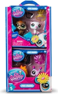 Littlest Pet Shop sæt med to figurer med tilbehør, serie 7