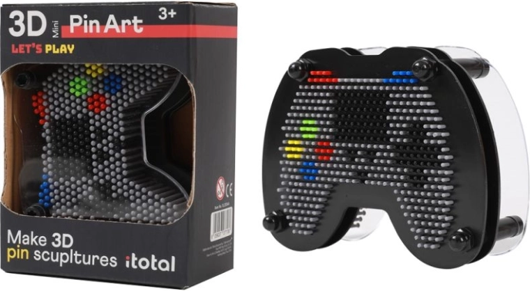 Pin Art 3D i form af en gamecontroller