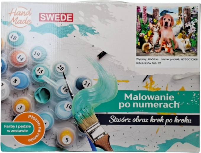 Maling efter tal – dyr