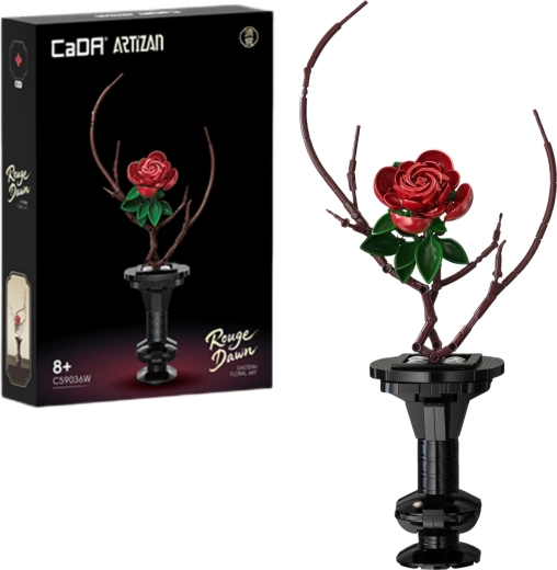 CaDA byggesæt blomster Rouge Dawn 43 cm - 1 stk.